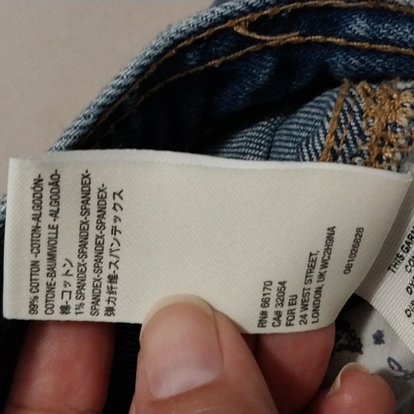 We The Free Blue Jeans Medium Wash Size 28 - Picture 5 of 14